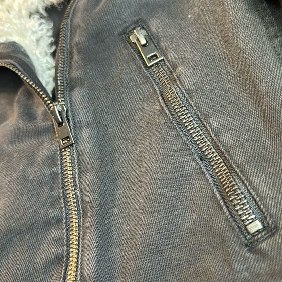 🎯NWOT Show Me Your Mumu Karson Denim Jacket Black Size XS - Picture 7 of 16